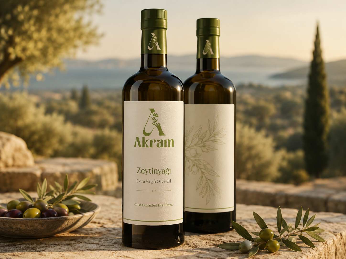 Akram Olive Frosted Label Edition