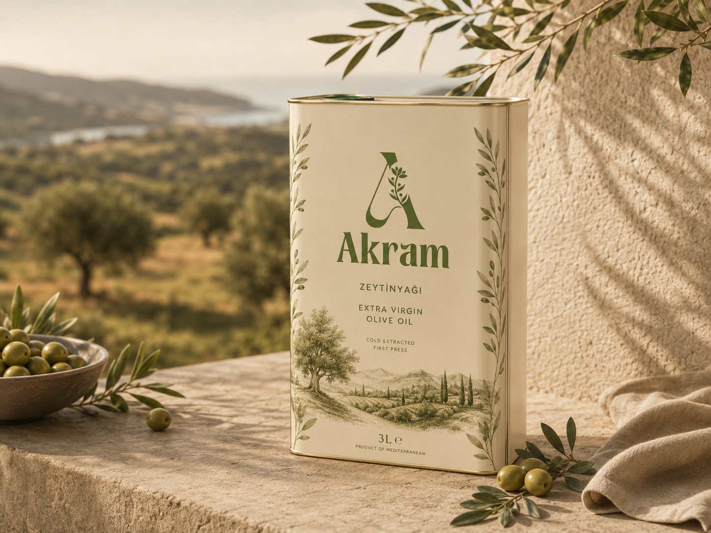 Akram Olive Heritage Tin